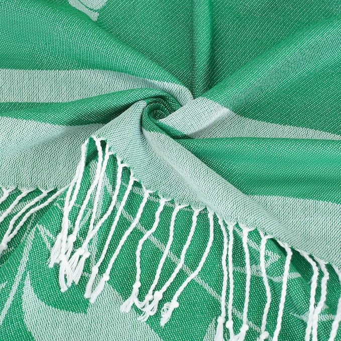 Genovega Oversized Cotton Turkish Beach Towels 72"x36" Lightweight Quick Dry - Image 5