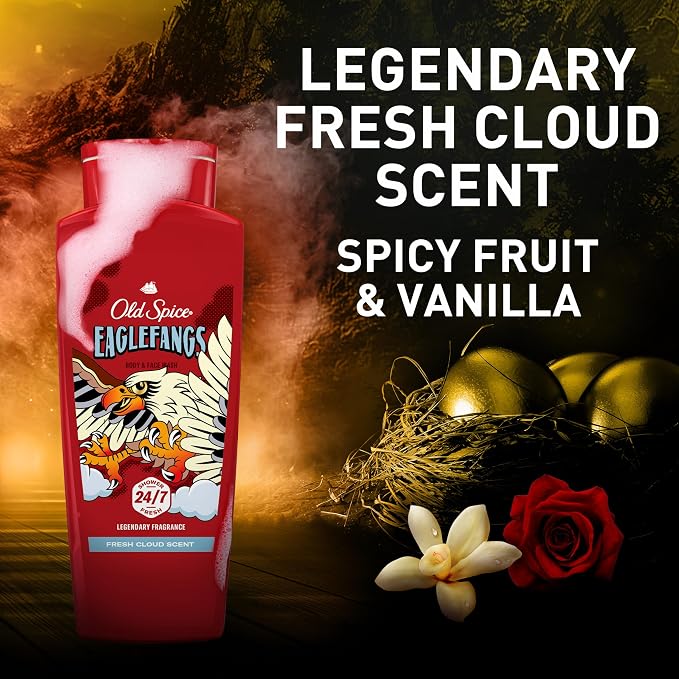 Old Spice Cleansing Body Wash for Men, 3X Defense, 24/7 Shower Fresh - Image 9