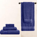 BIOWEAVES 100% Organic Cotton Bath Sheet Set of 2 | Soft Oversized Bath Towels - Image 6