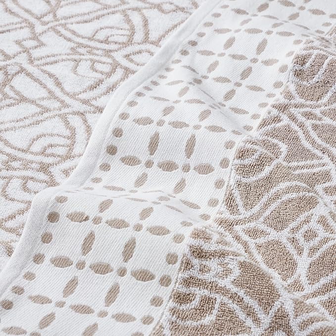 Modern Threads Monroe 6-Piece 100% Cotton Towel Set – Reversible Yarn Dyed - Image 3