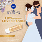 NIVEA Vanilla Biscuit Lip Balm, Nourishing Lip Care, Bridgerton Limited Edition - Image 2