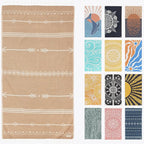 FESHKA Sand Proof Turkish Beach Towel – Oversized, Quick Dry & Lightweight by FESHKA