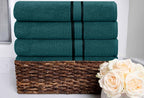 Cotton Craft Ultra Soft 4 Pack Oversized Extra Large Bath Towels 30x54 Teal - Image 5