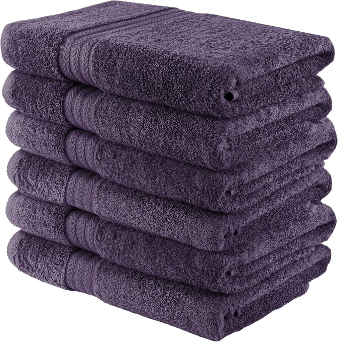 HERCULEAN Large Bath Towels 24 x 50 Pack of 6 | Quick Dry and Highly Absorbent - Image 7