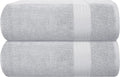 GLAMBURG Premium Cotton Oversized 2 Pack Bath Sheet 35x70-100% Pure Cotton by GLAMBURG