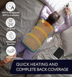 GENIANI Mothers Day Gifts for Mom – Electric Heating Pad for Back, Neck & - Image 5