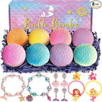 item_name - 8 Packs Mermaid Bath Bombs by Duchong