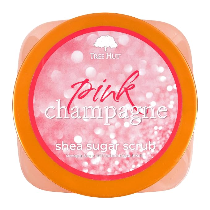 Tree Hut Pink Champagne Shea Sugar Scrub | Exfoliating Body Scrub Removes Dead - Image 2