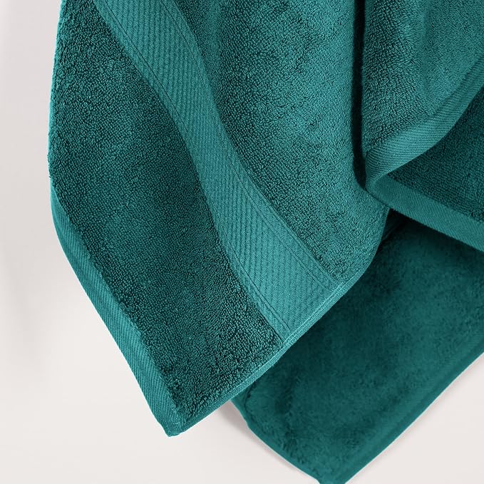 SUPERIOR Egyptian Cotton Pile Bath Towel Set of 2, Ultra Soft Luxury Towels - Image 6