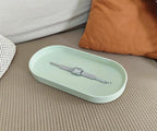 Green Small Tray, 3 Pack Oval Tray - Image 8