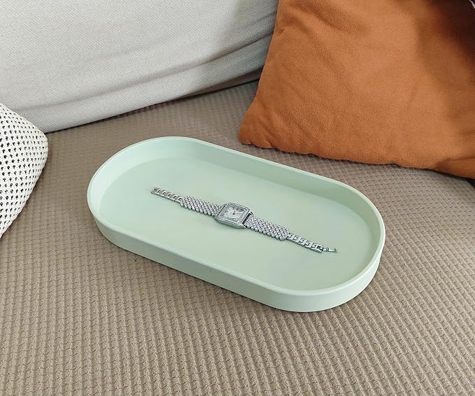 Green Small Tray, 3 Pack Oval Tray - Image 8