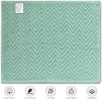 ZUPERIA Zigzag Multicolor Wash Cloths -24 Pack -12" x 12"- Highly Absorbent - Image 4
