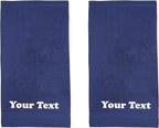 Personalize Your Towels with Custom Embroidery: Names, and Initials. Perfect by Ephesos