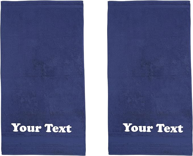 Personalize Your Towels with Custom Embroidery: Names, and Initials. Perfect by Ephesos