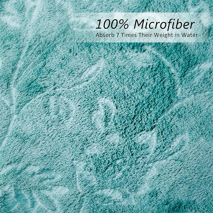 JML Microfiber Bath Towels, Bath Towel 4 Pack, Super Absortbent and Fast Drying - Image 4