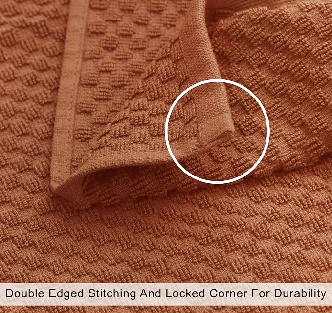COTTON CRAFT Waffle Bath Towel - Image 6