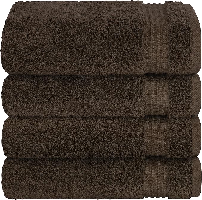 Cotton Paradise Hand Towels for Bathroom, 100% Cotton Turkish 4 Piece Hand - Image 5