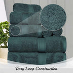 Superior Egyptian Cotton Pile 9 Piece Towel Set, Includes 3 Bath, 3 Hand - Image 3