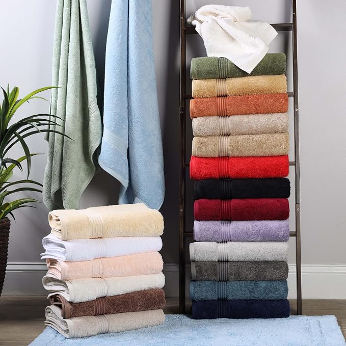 Superior Egyptian Cotton 3-Piece Towel Set, Basic Towels - Image 10