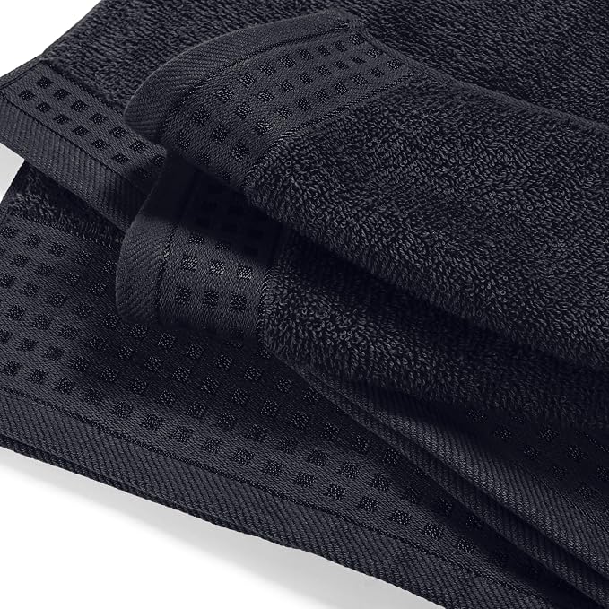 GLAMBURG Ultra Soft 4 Pack Oversized Bath Towel Set 27x54 inches, 100% Cotton - Image 2