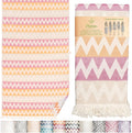 Turkish Beach Towel – 100% Cotton Quick Dry, Lightweight Oversized Beach Towel by MEBIENTOUCHEDELANATURE