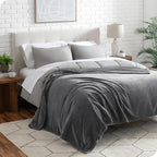 Bare Home Textured Fleece Blanket - Image 2