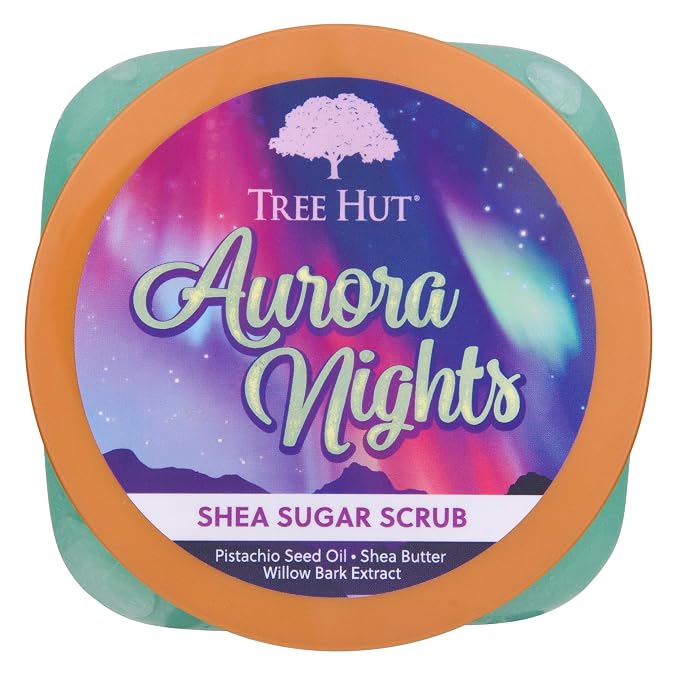 Tree Hut Aurora Nights Shea Sugar Scrub, Exfoliating, Hydrating & Moisturizing - Image 2