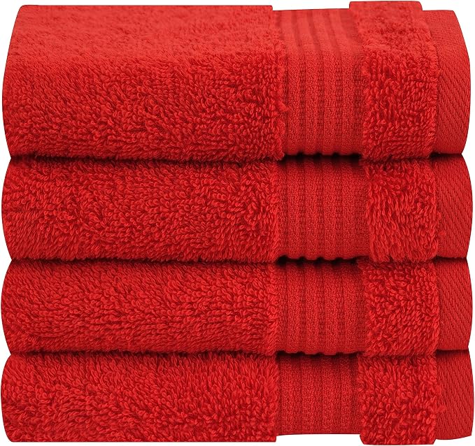 Cotton Paradise 100% Cotton Turkish Washcloth Set by UNITEDHOMETEXTILE