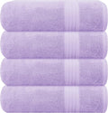 GLAMBURG Premium Cotton 4 Pack Bath Towel Set by GLAMBURG