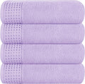 GLAMBURG Ultra Soft 4 Pack Oversized Bath Towel Set 27x54 inches, 100% Cotton by GLAMBURG