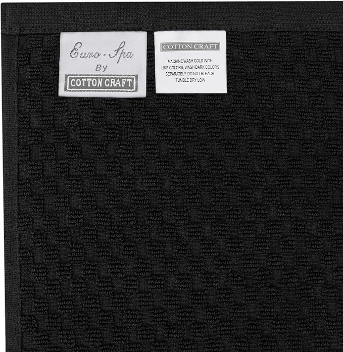 COTTON CRAFT Euro Spa Waffle Wash Cloth - Image 8