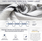 Nautica - Bath Towels, 100% Soft & Absorbent Fluffy Cotton, Highly Absorbent & - Image 4