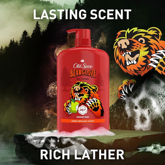 Old Spice Cleansing Body Wash for Men, 3X Defense, 24/7 Shower Fresh - Image 7
