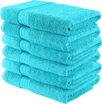 HERCULEAN Large Bath Towels 24 x 50 Pack of 6 | Quick Dry and Highly Absorbent - Image 4