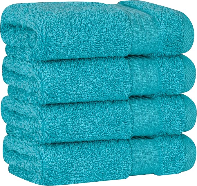 Cotton Paradise 100% Cotton Turkish Washcloth Set - Image 3