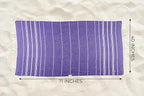 Ray Silver Turkish Beach Towel – 100% Cotton 40x71 Quick Dry Oversized Sand - Image 6