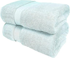 GLAMBURG 700 GSM Premium Oversized Extra Large Cotton Bath Sheet 35x70-100% by GLAMBURG