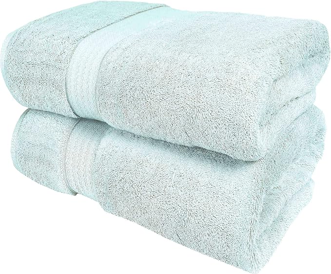 GLAMBURG 700 GSM Premium Oversized Extra Large Cotton Bath Sheet 35x70-100% by GLAMBURG