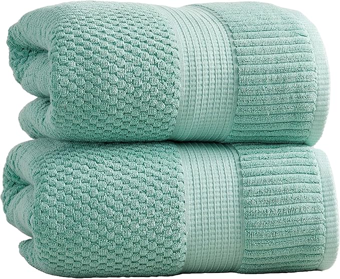 NY Loft 100% Cotton Towel Set| Super Soft & Absorbent Quick-Dry |Textured and by NYLoft