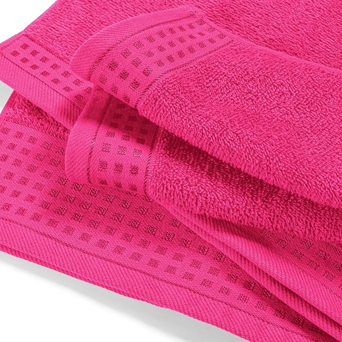 GLAMBURG Ultra Soft 4 Pack Oversized Bath Towel Set 27x54 inches, 100% Cotton - Image 2