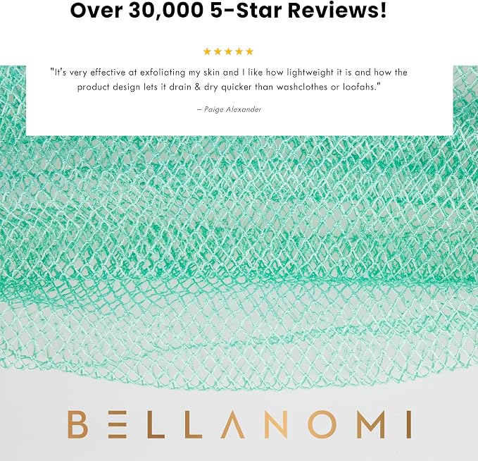 BELLANOMI African Exfoliating Net Sponge, Ethically sourced from Nigeria - Image 3