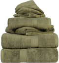 Superior Egyptian Cotton Pile 6 Piece Towel Set, Includes 2 Bath, 2 Hand by SUPERIOR