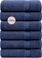 KAHAF COLLECTION 100% Cotton Bath Towels, Quick Dry, Highly Absorbent, Soft by KAHAF+COLLECTION