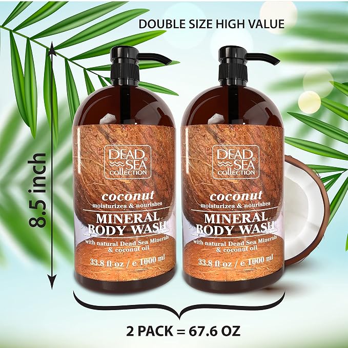 Dead Sea Collection Coconut Body Wash - Image 2