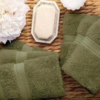 Superior Egyptian Cotton Pile Face Towel/Washcloth Set of 6, Ultra Soft Luxury - Image 5