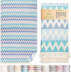 Premium Turkish Beach Towel – 100% Cotton, Quick Dry, Sand Free, Oversized by MEBIENTOUCHEDELANATURE