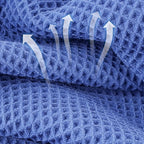 Microfiber Waffle Bath Towels, 4 Pieces, Fast Drying, Lint Free 430 GSM - Image 2