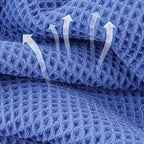 MICROFI New Microfiber Waffle Bath Towels, 2 Pieces, Fast Drying, Lint Free 430 - Image 2