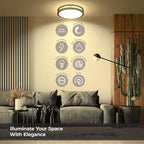 LB72120 LED Flush Mount Ceiling Light, 12 inch, 15W Dimmable 1200lm, 3000K Warm - Image 2