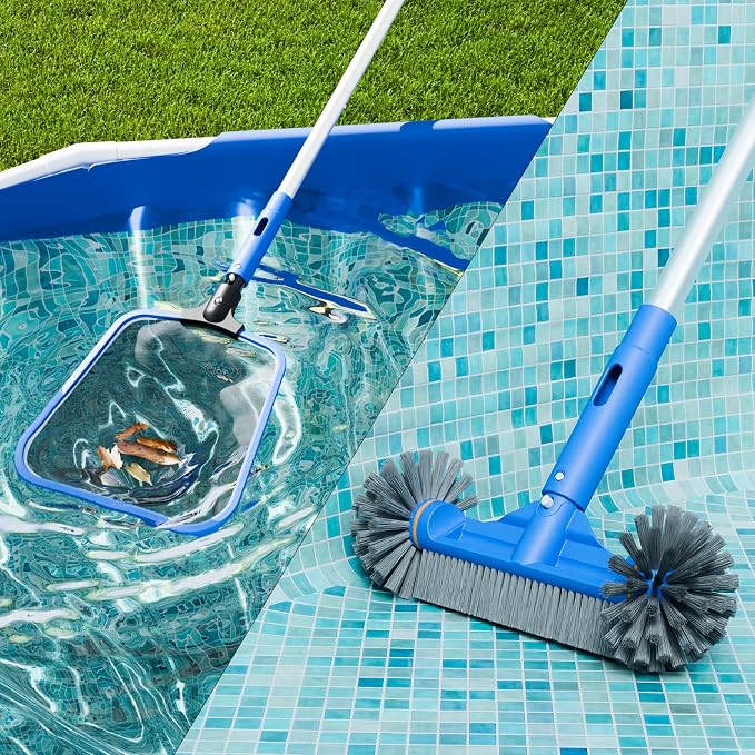 Sepetrel Deluxe Swimming Pool Cleaning Kit Including Half-Deep Fine Mesh Pool - Image 6